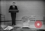 Image of presidential election debate Chicago Illinois USA, 1960, second 25 stock footage video 65675073634