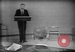 Image of presidential election debate Chicago Illinois USA, 1960, second 26 stock footage video 65675073634