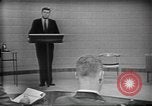 Image of presidential election debate Chicago Illinois USA, 1960, second 27 stock footage video 65675073634