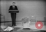 Image of presidential election debate Chicago Illinois USA, 1960, second 28 stock footage video 65675073634