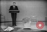 Image of presidential election debate Chicago Illinois USA, 1960, second 29 stock footage video 65675073634