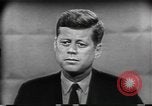 Image of presidential election debate Chicago Illinois USA, 1960, second 40 stock footage video 65675073634