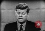 Image of presidential election debate Chicago Illinois USA, 1960, second 47 stock footage video 65675073634