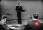 Standbild Präsidentschaftswahlen Debatte Chicago Illinois USA, 1960, aus Sekunde 9 historischem Filmmaterial Videoclip 65675073636