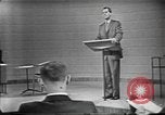 Image of presidential election debate Chicago Illinois USA, 1960, second 17 stock footage video 65675073637