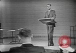 Image of presidential election debate Chicago Illinois USA, 1960, second 18 stock footage video 65675073637