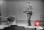 Image of presidential election debate Chicago Illinois USA, 1960, second 20 stock footage video 65675073637