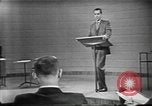 Image of presidential election debate Chicago Illinois USA, 1960, second 26 stock footage video 65675073637