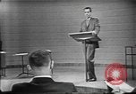Image of presidential election debate Chicago Illinois USA, 1960, second 27 stock footage video 65675073637