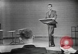 Image of presidential election debate Chicago Illinois USA, 1960, second 28 stock footage video 65675073637