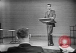 Image of presidential election debate Chicago Illinois USA, 1960, second 31 stock footage video 65675073637