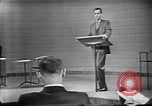 Image of presidential election debate Chicago Illinois USA, 1960, second 33 stock footage video 65675073637