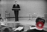 Image of presidential election debate Chicago Illinois USA, 1960, second 6 stock footage video 65675073638