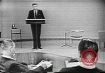 Image of presidential election debate Chicago Illinois USA, 1960, second 9 stock footage video 65675073638