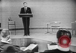 Image of presidential election debate Chicago Illinois USA, 1960, second 15 stock footage video 65675073638
