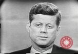 Image of presidential election debate Chicago Illinois USA, 1960, second 28 stock footage video 65675073638