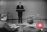 Image of presidential election debate Chicago Illinois USA, 1960, second 10 stock footage video 65675073640
