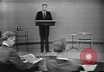 Image of presidential election debate Chicago Illinois USA, 1960, second 15 stock footage video 65675073640