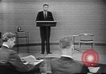 Image of presidential election debate Chicago Illinois USA, 1960, second 16 stock footage video 65675073640