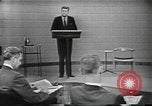 Image of presidential election debate Chicago Illinois USA, 1960, second 18 stock footage video 65675073640