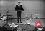 Image of presidential election debate Chicago Illinois USA, 1960, second 19 stock footage video 65675073640