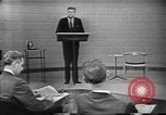 Image of presidential election debate Chicago Illinois USA, 1960, second 20 stock footage video 65675073640