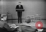 Image of presidential election debate Chicago Illinois USA, 1960, second 21 stock footage video 65675073640