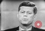 Image of presidential election debate Chicago Illinois USA, 1960, second 28 stock footage video 65675073640