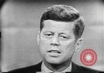 Image of presidential election debate Chicago Illinois USA, 1960, second 32 stock footage video 65675073640