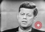 Image of presidential election debate Chicago Illinois USA, 1960, second 40 stock footage video 65675073640
