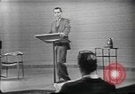 Image of presidential election debate Chicago Illinois USA, 1960, second 7 stock footage video 65675073641