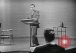 Image of presidential election debate Chicago Illinois USA, 1960, second 8 stock footage video 65675073641