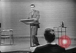 Image of presidential election debate Chicago Illinois USA, 1960, second 10 stock footage video 65675073641