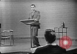 Image of presidential election debate Chicago Illinois USA, 1960, second 11 stock footage video 65675073641