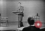 Image of presidential election debate Chicago Illinois USA, 1960, second 20 stock footage video 65675073641