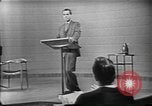 Image of presidential election debate Chicago Illinois USA, 1960, second 25 stock footage video 65675073641