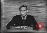 Image of presidential election debate Washington DC USA, 1960, second 22 stock footage video 65675073643