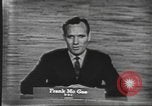 Image of presidential election debate Washington DC USA, 1960, second 24 stock footage video 65675073643