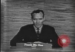 Image of presidential election debate Washington DC USA, 1960, second 25 stock footage video 65675073643
