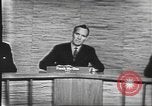 Image of presidential election debate Washington DC USA, 1960, second 27 stock footage video 65675073643