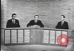 Image of presidential election debate Washington DC USA, 1960, second 33 stock footage video 65675073643