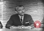 Image of presidential election debate Washington DC USA, 1960, second 7 stock footage video 65675073644