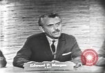 Image of presidential election debate Washington DC USA, 1960, second 9 stock footage video 65675073644