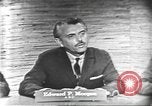 Image of presidential election debate Washington DC USA, 1960, second 13 stock footage video 65675073644
