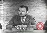 Image of presidential election debate Washington DC USA, 1960, second 4 stock footage video 65675073645