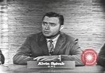 Image of presidential election debate Washington DC USA, 1960, second 6 stock footage video 65675073645