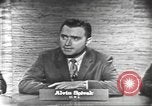 Image of presidential election debate Washington DC USA, 1960, second 7 stock footage video 65675073645