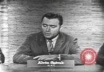 Image of presidential election debate Washington DC USA, 1960, second 8 stock footage video 65675073645