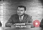 Image of presidential election debate Washington DC USA, 1960, second 11 stock footage video 65675073645