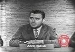 Image of presidential election debate Washington DC USA, 1960, second 15 stock footage video 65675073645
